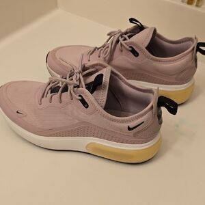 Nike Pink and Yellow Sneakers Modern Silhouette